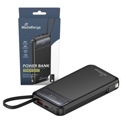 EAN 4262543442242 - MediaRange MRMA753 batería externa Polímero de litio 10000 mAh Negro imagen 6