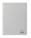EAN 4005546665542 - Durable 650510 lengüeta de índice Separador numérico con pestaña Polipropileno (PP) Gris imagen 1
