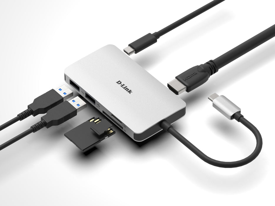 EAN 0790069450464 - D-Link DUB-M610 base para portátil y replicador de puertos Alámbrico USB 3.2 Gen 1 (3.1 Gen 1) Type-C Alu imagen 5