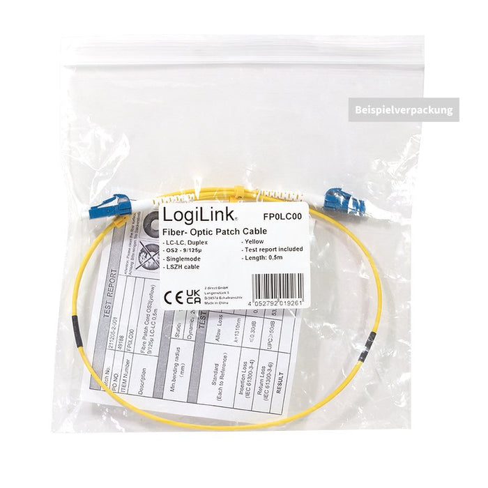 EAN 4052792066623 - LogiLink FP0LC50 Cable de fibra óptica e InfiniBand 50 m LC Azul, Amarillo imagen 7