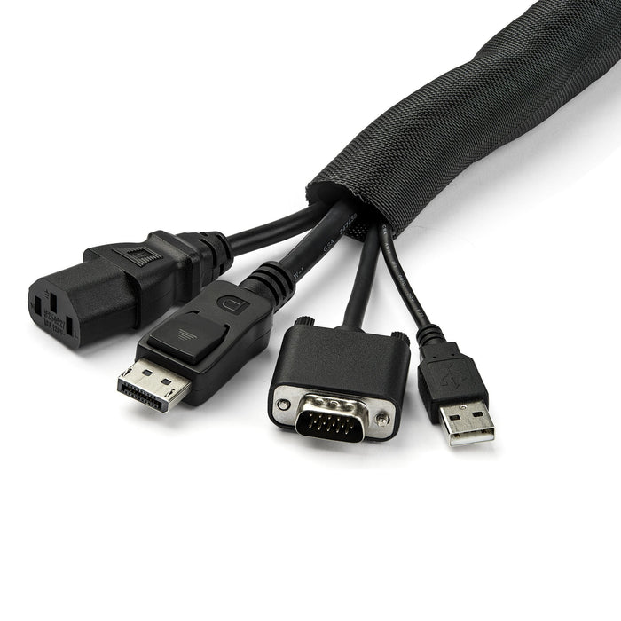 EAN 0065030882972 - StarTech.com WKSTNCM2 organizador de cables Pasacables Negro 1 pieza(s) imagen 3