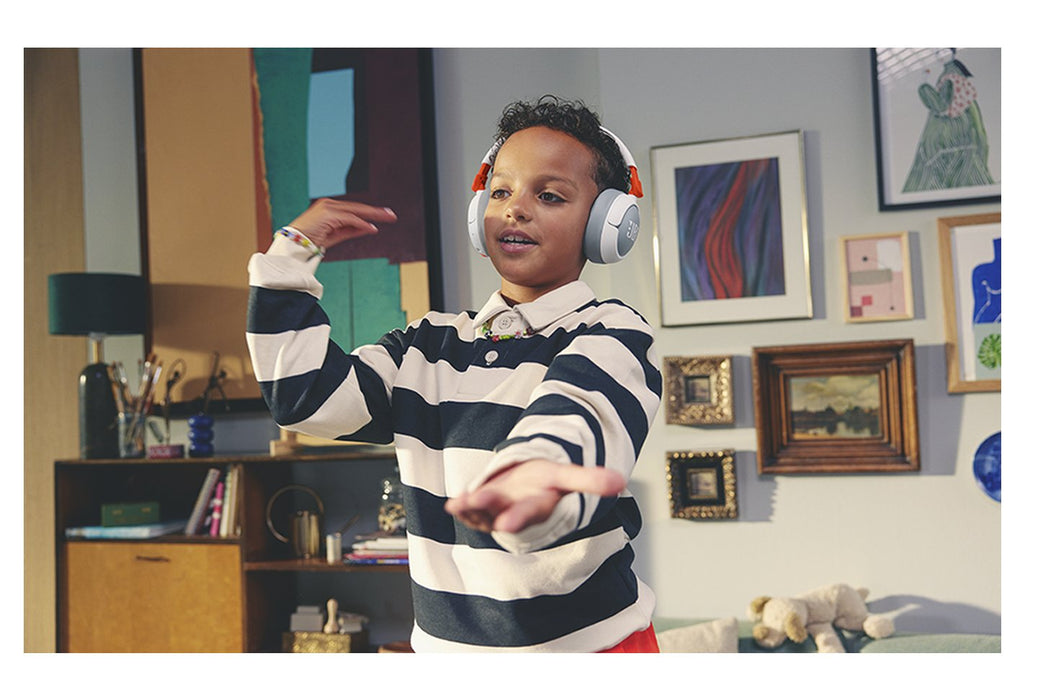 EAN 1200130016530 - JBL Junior 470NC Auriculares Inalámbrico Diadema Llamadas/Música USB Tipo C Bluetooth Gris claro, Blanco imagen 8
