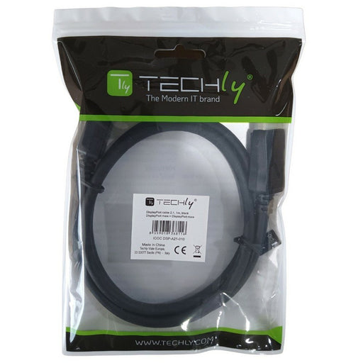 EAN 8059018368116 - Techly ICOC-DSP-A21-010 cable DisplayPort 1 m Negro imagen 2