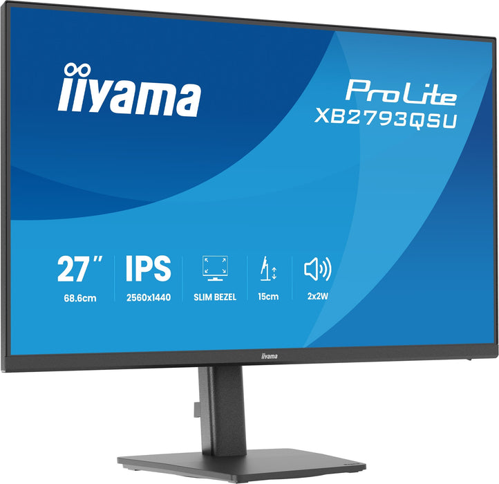 EAN 4948570126781 - iiyama ProLite XB2793QSU-B1 pantalla para PC 68,6 cm (27") 2560 x 1440 Pixeles Quad HD LED Negro imagen 5