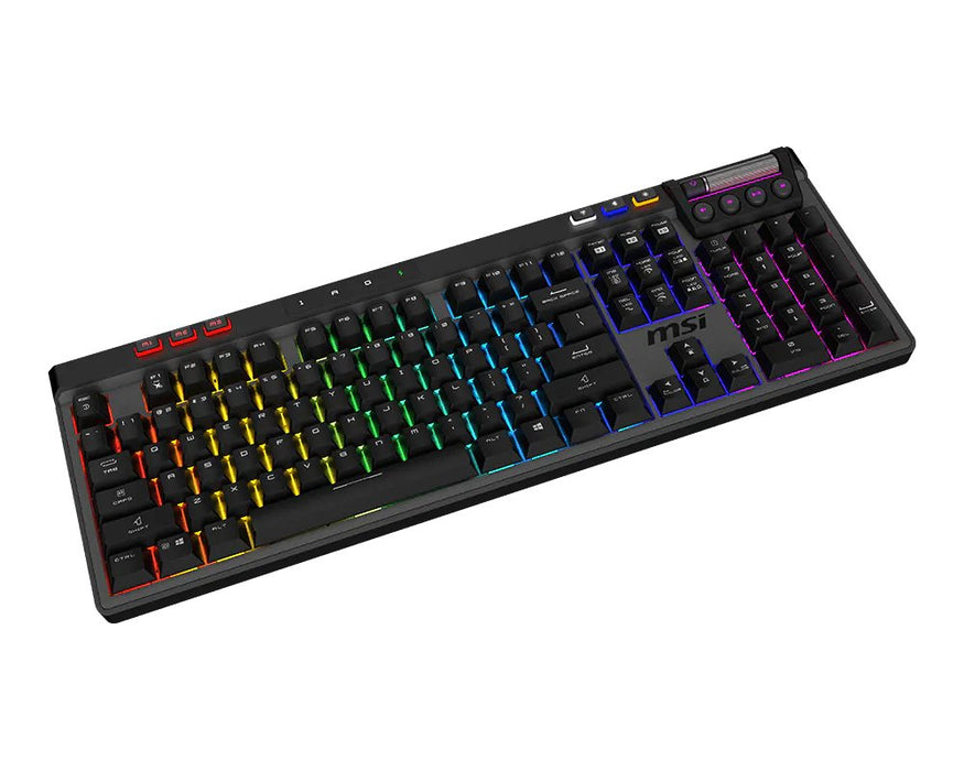 EAN 4711377270137 - MSI STRIKE PRO WIRELESS teclado Juego USB + Bluetooth QWERTY Inglés de EE. UU. Negro imagen 4