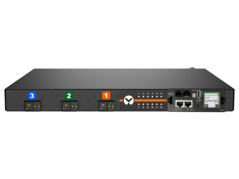EAN 4061471345188 - Vertiv Geist DUU5M1R6-12CF17-1S02A0H00-S unidad de distribución de energía (PDU) 12 salidas AC 0U Negro imagen 1