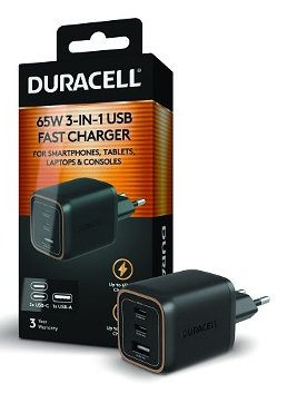 EAN 5056889400160 - Duracell DRACUSB25-EU cargador de dispositivo móvil Universal Negro Corriente alterna Carga rápida Interi imagen 2