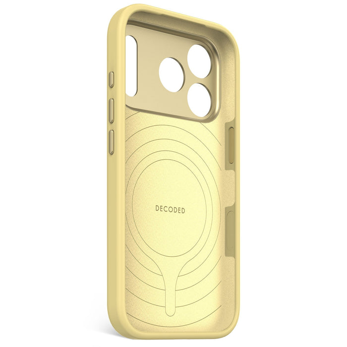 EAN 8721145008288 - Decoded Silicone Backcover Apple iPhone 17 Pro Yuma Yellow funda para teléfono móvil 16 cm (6.3") Amarill imagen 3