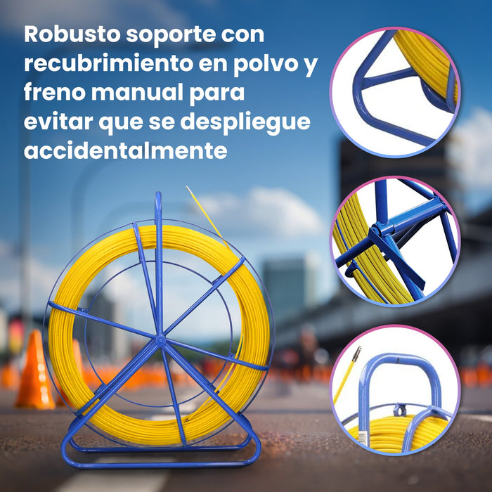 EAN 5903148913827 - Extralink EX.13827 dispensador de cable Azul, Amarillo imagen 6