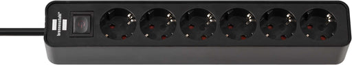 EAN 4007123647903 - Brennenstuhl 1153260000 base múltiple 1,5 m 6 salidas AC Interior Negro imagen 1