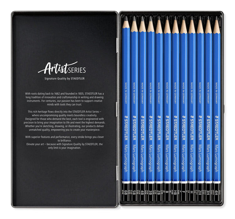 EAN 4007817104729 - Staedtler Mars Lumograph 100 12 pieza(s) imagen 2