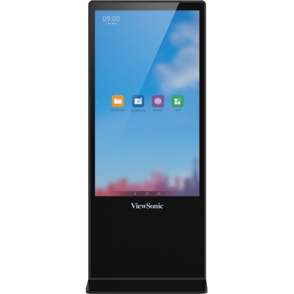 EAN 0766907006902 - Viewsonic EP5542T pantalla de señalización Diseño de tótem 139,7 cm (55") LED 450 cd / m² 4K Ultra HD Neg imagen 1