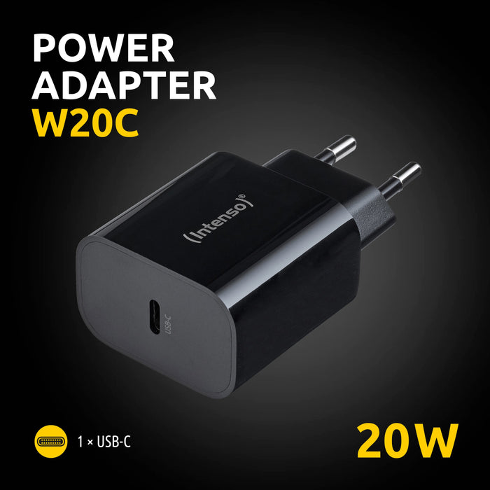 EAN 4034303035885 - Intenso 7802010 adaptador e inversor de corriente Interior 20 W Negro imagen 2