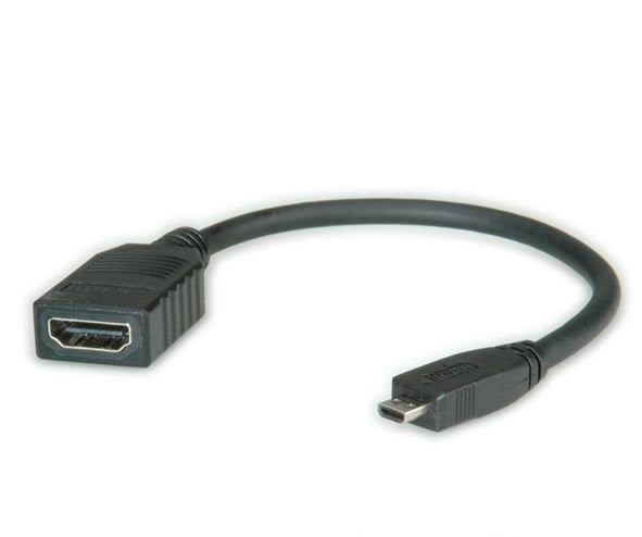 EAN 7611990174010 - VALUE HDMI - Micro HDMI 0.15 m cable HDMI 0,15 m HDMI tipo A (Estándar) HDMI tipo D (Micro) Negro imagen 1
