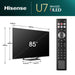 EAN 6942351404738 - Hisense 85U7NQ 2,16 m (85") 4K Ultra HD Smart TV Wifi Antracita 1500 cd / m² imagen 2