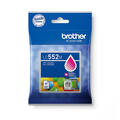 EAN 4977766843256 - Brother LC552M cartucho de tinta 1 pieza(s) Original Magenta imagen 1