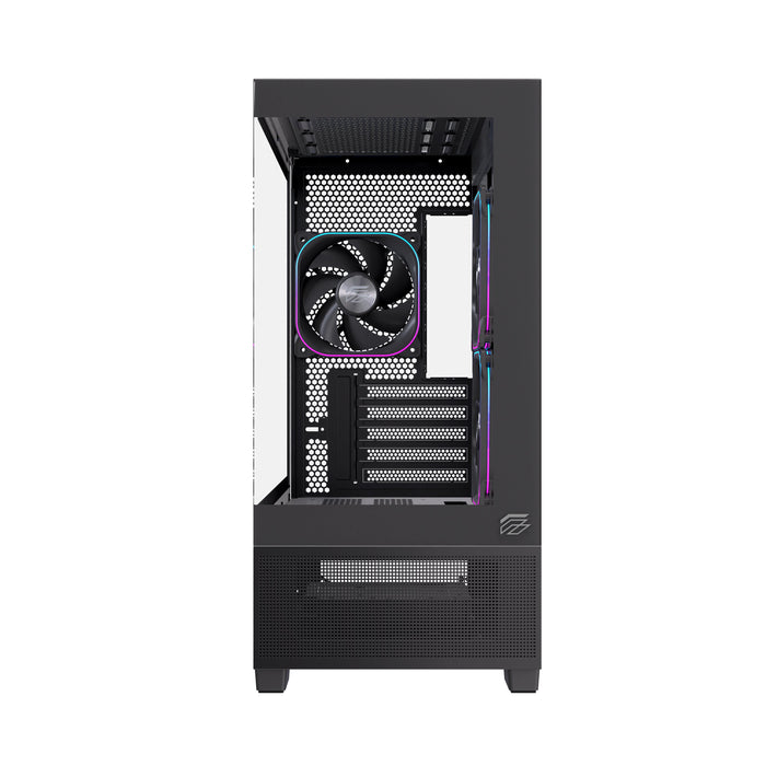 EAN 6977277360011 - Einarex EXCS-SM-51DR-B carcasa de ordenador Micro Torre Negro imagen 8