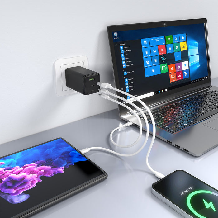 EAN 8435739903186 - AISENS ASCH-100W3P052-BK cargador de dispositivo móvil Universal Corriente alterna Carga rápida Interior imagen 5