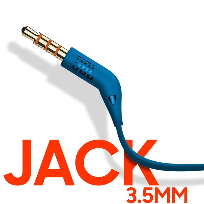 Auriculares Intrauditivos Jbl T110 Con Micrófono Jack 3.5 Azul