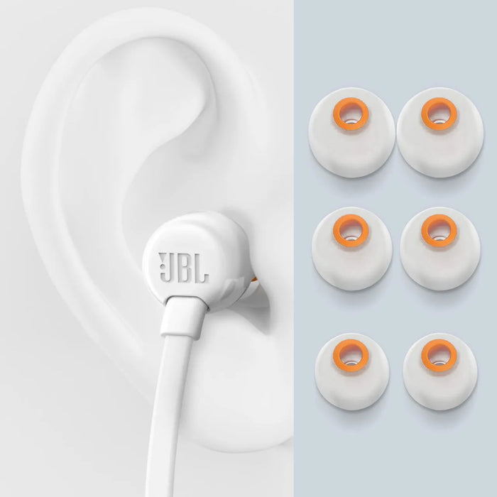 Auriculares Intrauditivos Jbl T110 Con Micrófono Jack 3.5 Blanco