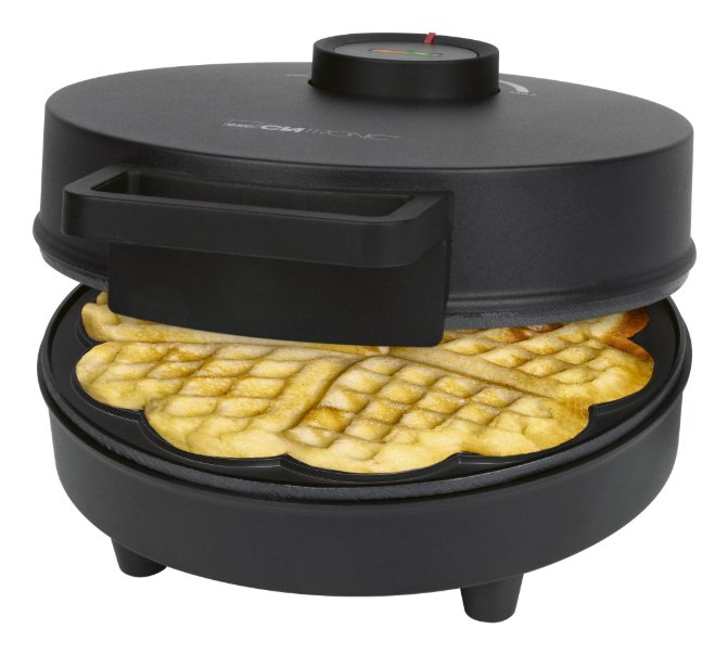 EAN 4006160648317 - Clatronic WA 3832 1 barquillo(s) 1200 W Negro imagen 4