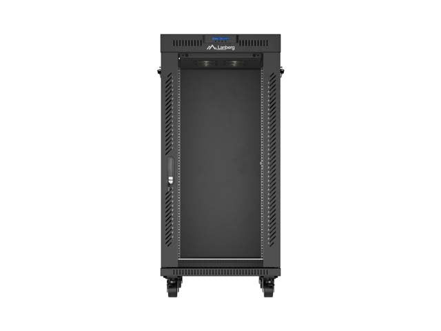 EAN 5901969447897 - Lanberg FF01-6824-12BL armario rack 24U Rack o bastidor independiente Negro imagen 2