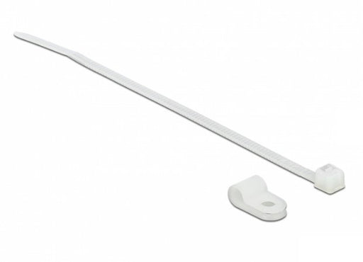 EAN 4043619188611 - DeLOCK 18861 presilla Brida atornillada Nylon Blanco 10 pieza(s) imagen 1