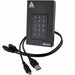 EAN 708326914727 - Apricorn Aegis Fortress L3 disco duro externo 1 TB 5400 RPM Micro-USB B 3.2 Gen 1 (3.1 Gen 1) Negro imagen 1