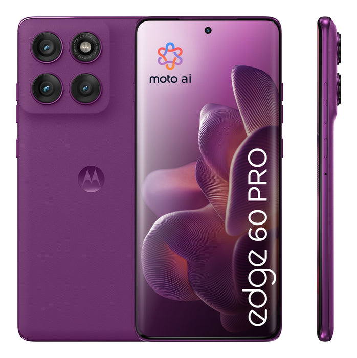 EAN 840023288883 - Motorola edge 60 pro 16,9 cm (6.67") SIM doble Android 15 5G USB Tipo C 12 GB 512 GB 6000 mAh Púrpura imagen 3