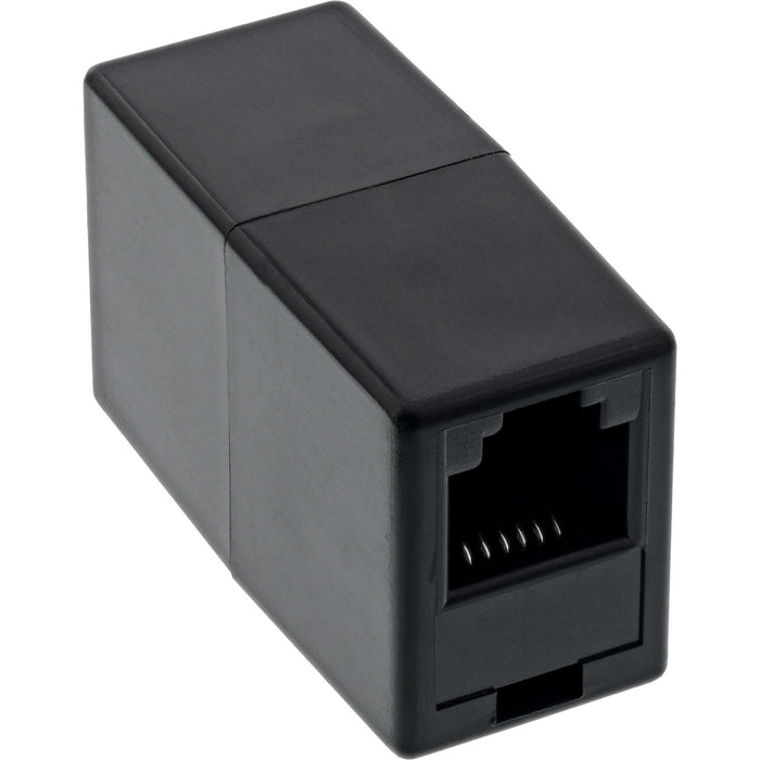 EAN 4043718012985 - InLine 69998 cambiador de género para cable RJ45 female RJ-45 Negro imagen 1