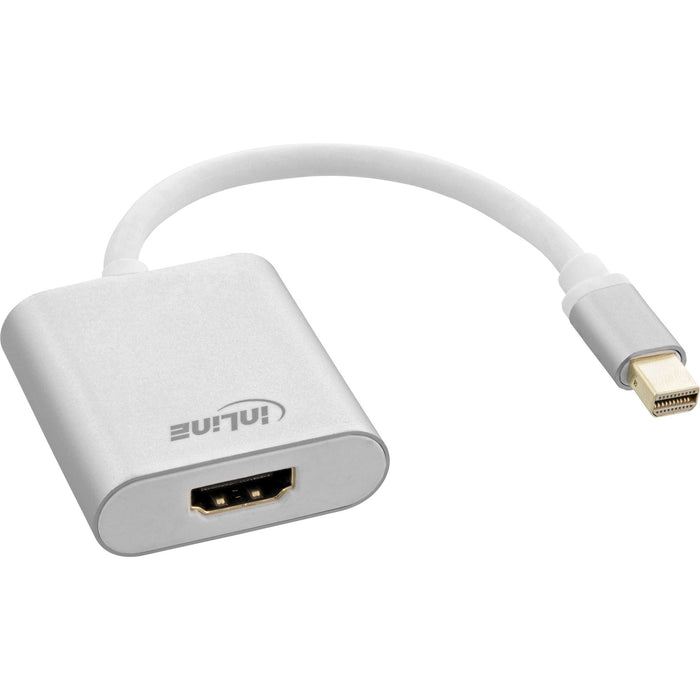 EAN 4043718290499 - InLine 17193W adaptador de cable de vídeo 0,15 m Mini DisplayPort HDMI Blanco imagen 1