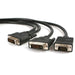 EAN 0065030818452 - StarTech.com DVIVGAYMM6 adaptador de cable de vídeo DVI-D + VGA (D-Sub) Negro imagen 1