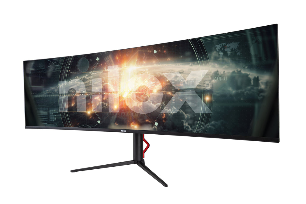 EAN 8431775035454 - Nilox NXM49CRVDC pantalla para PC 124,5 cm (49") 5120 x 1440 Pixeles Dual QHD LED Negro imagen 3
