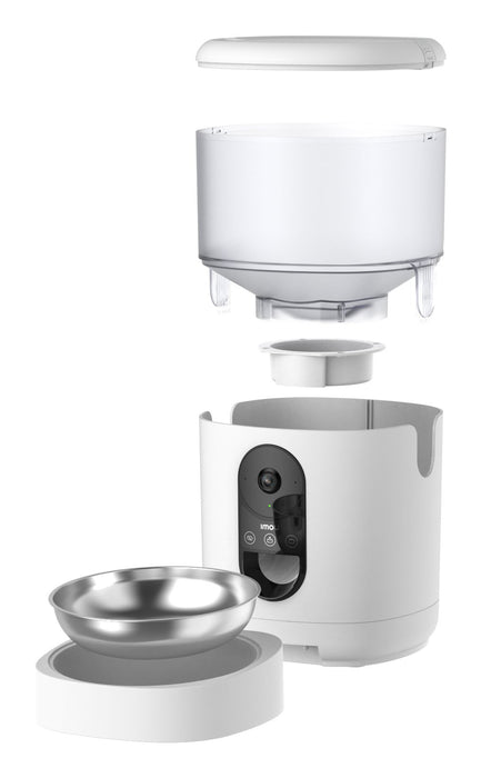 EAN 6976391032576 - Imou PF1 4L comedero y bebedero para perro y gato Acero inoxidable Blanco Comedero automático para mascot imagen 4