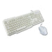 EAN 3700224757410 - MCL ACK-2012/B teclado Ratón incluido Universal USB AZERTY Francés Blanco imagen 1