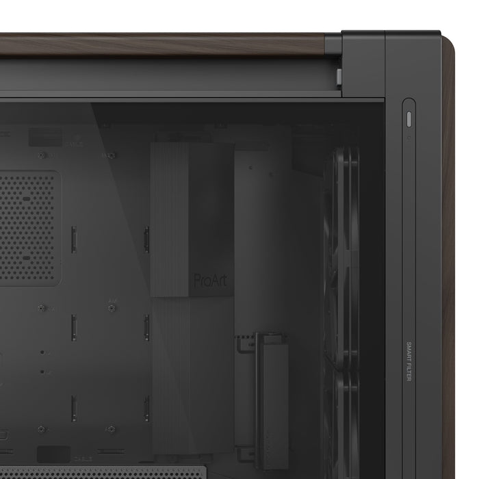 EAN 4711636014250 - ASUS ProArt PA602 Wood Edition Modern Black - Tempered Glass Panel Midi Tower Negro, Madera imagen 13