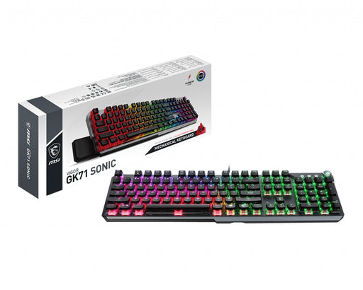 EAN 4719072877194 - MSI Vigor GK71 SONIC RED teclado Juego USB QWERTY Alemán Negro imagen 5