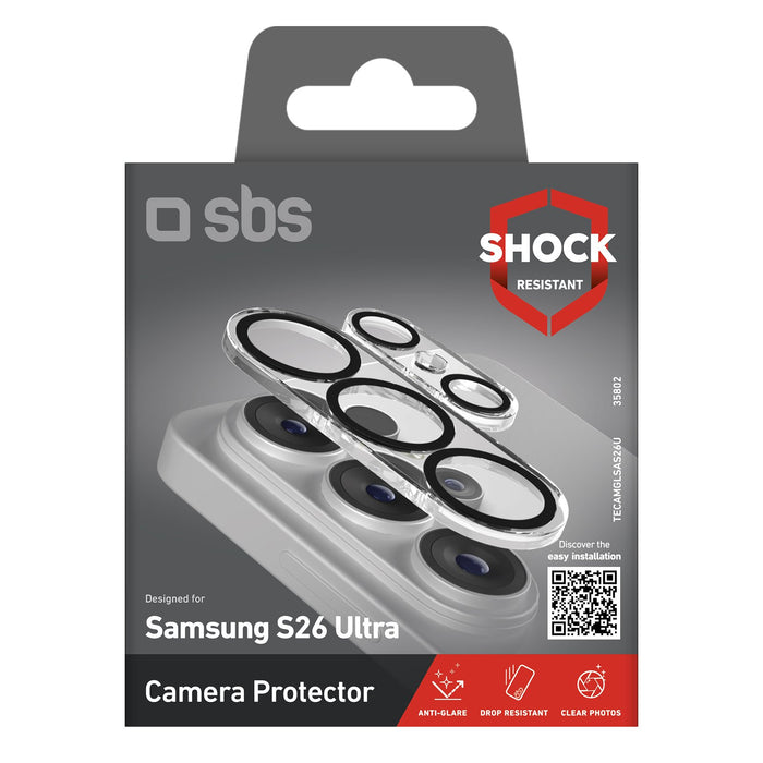 EAN 8018417535802 - SBS TECAMGLSAS26U protector de pantalla o trasero para teléfono móvil Protector para lentes de cámara Sam imagen 2