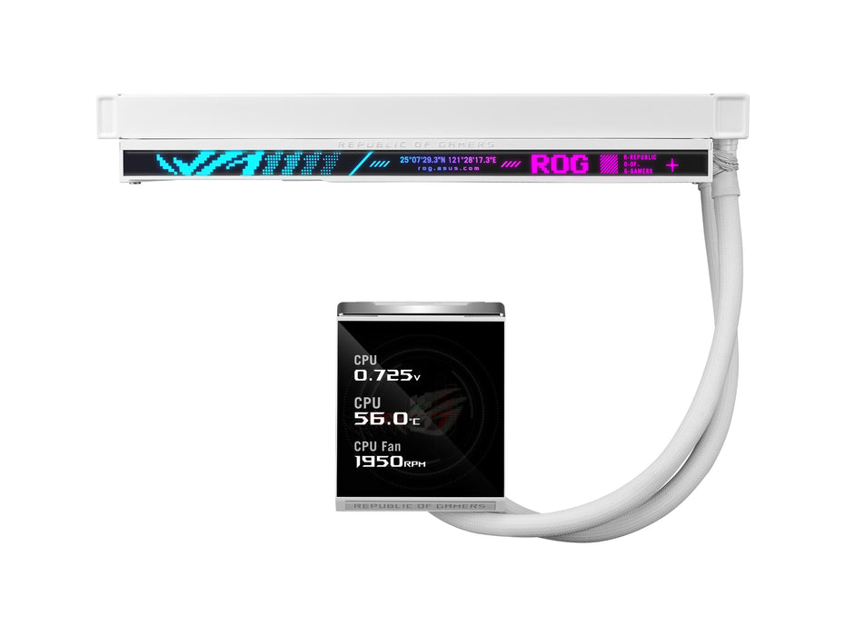 EAN 4711636582322 - ASUS ROG Strix LC IV 360 ARGB LCD White Edition Procesador Kit de refrigeración líquida 12 cm Blanco imagen 6
