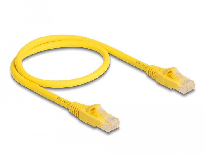 EAN 4043619801008 - DeLOCK 80100 cable de red Amarillo Cat6a U/UTP (UTP) imagen 1