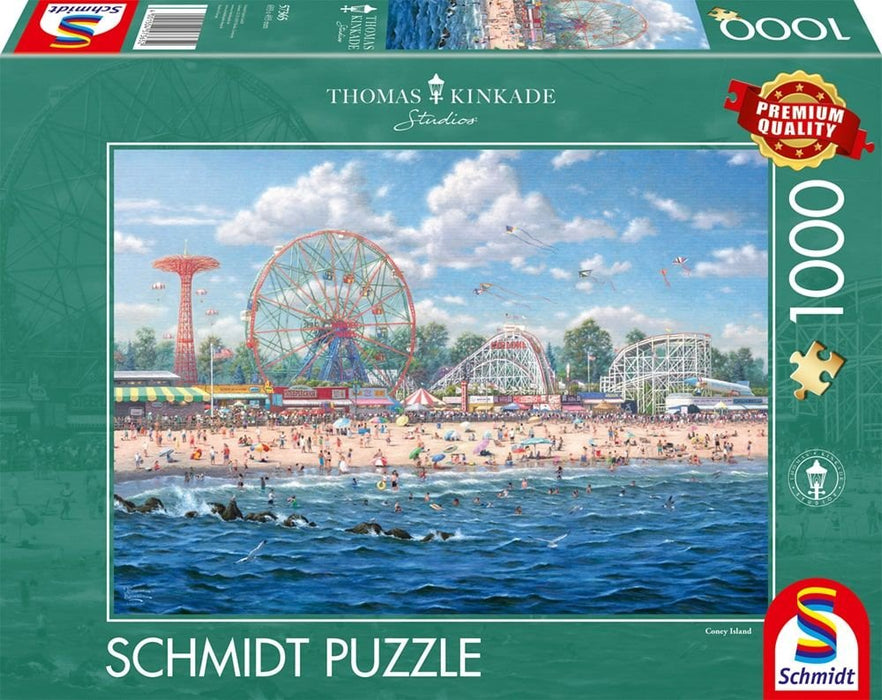 EAN 4001504573652 - Schmidt Spiele Thomas Kinkade Studios: Coney Island Puzzle rompecabezas 1000 pieza(s) Paisaje imagen 1