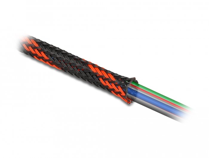 EAN 4043619207589 - DeLOCK 20758 pasacables Negro, Rojo imagen 3