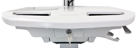 EAN 698833022964 - Ergotron StyleView EMR Cart with LCD Pivot, LiFe Powered, EU Aluminio, Gris, Blanco Panel plano Carro mult imagen 7