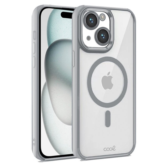 EAN 8434847074061 - COOL Accesorios COOL funda para teléfono móvil 15,5 cm (6.1") Plata, Transparente imagen 1