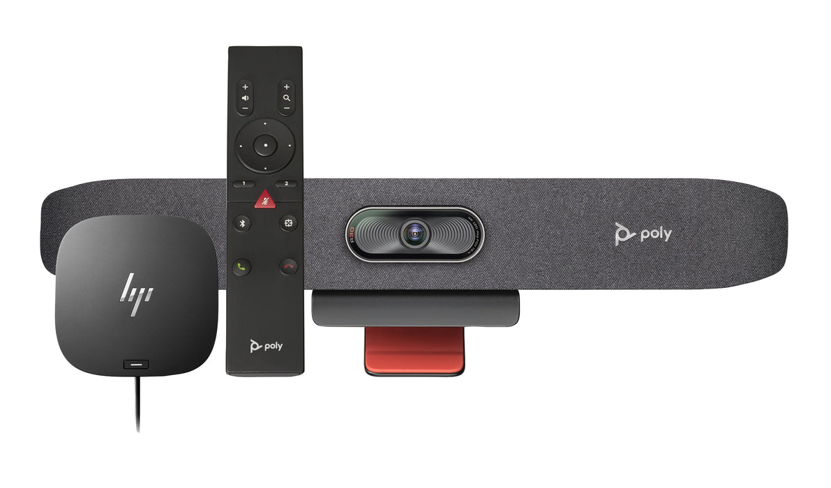 EAN 0198122178179 - HP Poly Studio R30 USB Video Bar and BT Remote with HP USB-C Dock G5 (ABB) Negro 3840 x 2160 Pixeles imagen 1