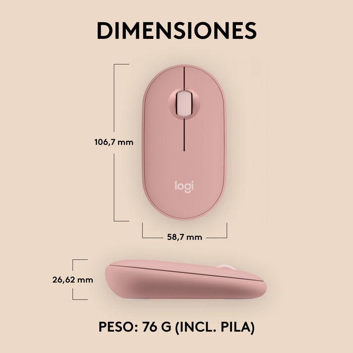 EAN 5099206110410 - Logitech 910-007014 ratón Viajes Ambidextro RF Wireless + Bluetooth Óptico 4000 DPI imagen 17