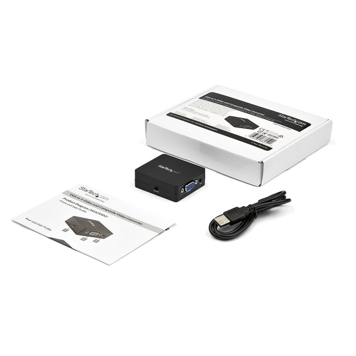 EAN 65030882590 - StarTech.com VGA2VID2 convertidor de señal de vídeo Conversor de vídeo activo 1920 x 1080 Pixeles imagen 7