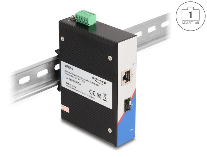 EAN 4043619880140 - DeLOCK 88014 switch No administrado Gigabit Ethernet (10/100/1000) Negro imagen 4