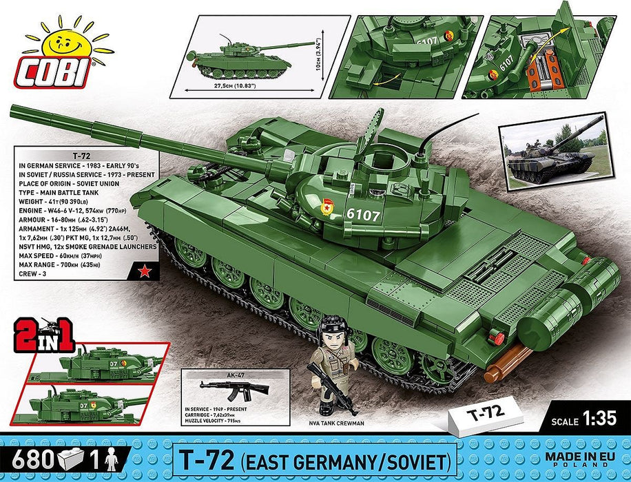 EAN 5902251026257 - COBI T-72 (East Germany/Soviet) imagen 4