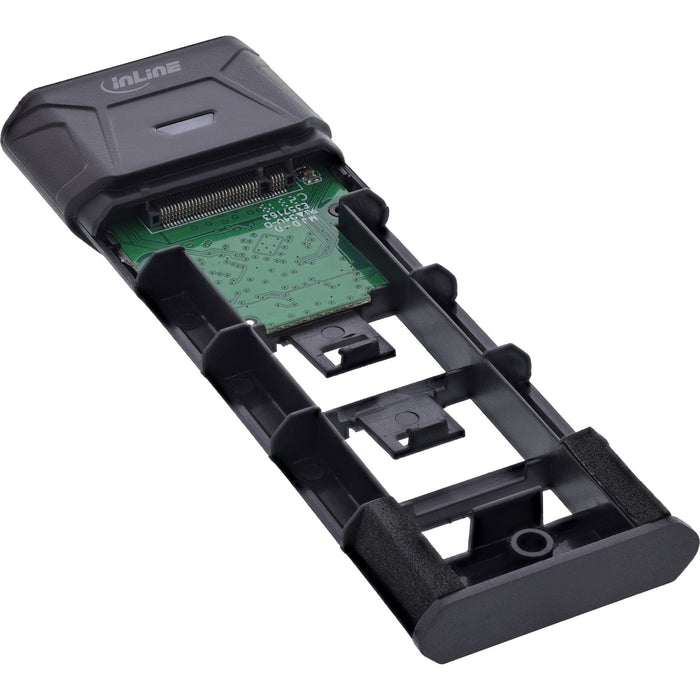 EAN 4043718296071 - InLine 00031H caja para disco duro externo Caja externa para unidad de estado sólido (SSD) Negro M.2 imagen 3